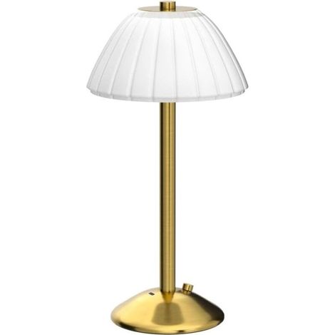 Lampe de table sans fil LED ACKERMAN avec batterie, à intensité variable et 3 couleurs de lumière – lampe de chevet pour salon ou chambre à coucher (1/5)