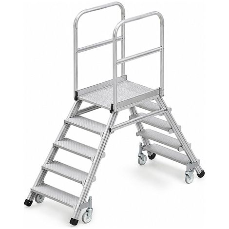 Piattaforma mobile 2x7 gradini - Altezza mass. lavoro 3.70m - 688907