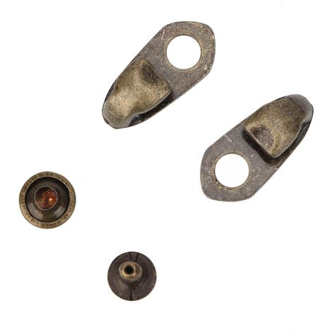 20 Stück Schnürsenkelhaken aus Aluminiumlegierung mit Nieten für Reparaturen/Wandern/Klettern – Outdoor-Zubehör (1/5)