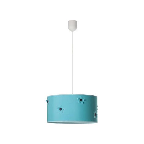 Colgante Boton Turquesa 1xe27 Regx35d (1/2)