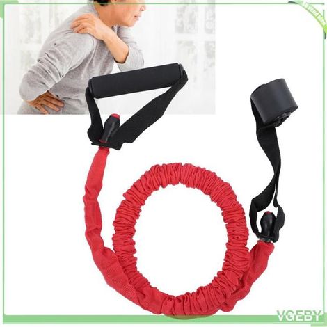 Cordon de résistance - FAFEICY - 20lbs - Rouge - Portable - Double protection (1/5)