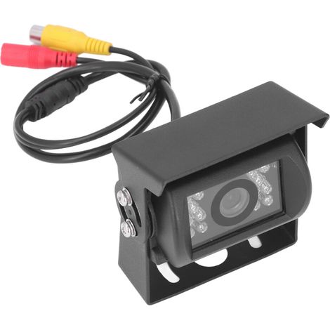 Telecamera di retromarcia/telecamera posteriore/telecamera di assistenza al parcheggio adatta per furgoni, dotata di 18 LED a infrarossi per la visione notturna e design impermeabile.