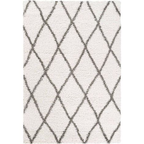 Tappeto berbero motivo etnico 60x110 crema LYN4 BENYLE A