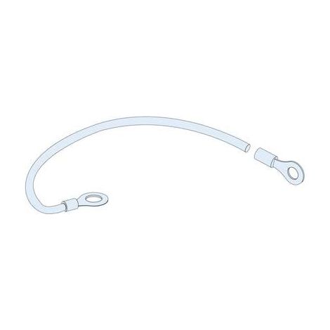 Schneider Electric LVS08911 PrismaSeT-P, câble de mise à la terre, rigide, 6mmm², avec cosses de câb