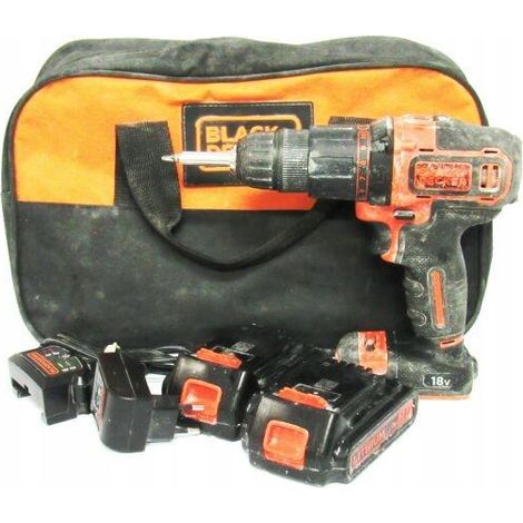 Perceuse visseuse Black Decker BCD700 noir 18 40 Nm (1/3)