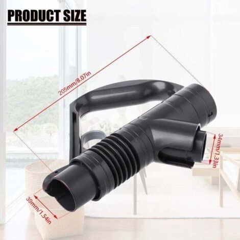 Poignée de remplacement pour aspirateurs Dyson DC19 DC23 DC26 DC29 DC32 DC36 DC37 (gris/titane), (1/3)