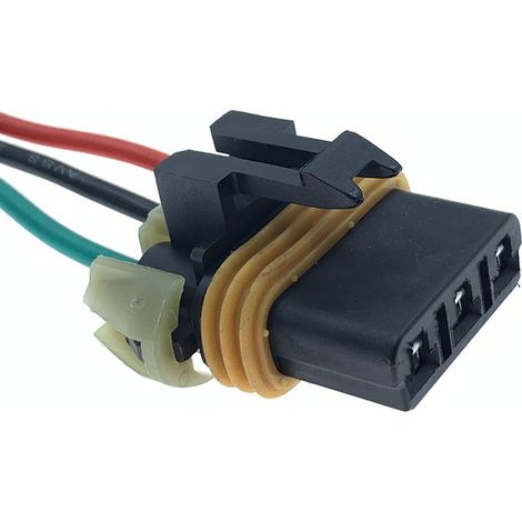 Car fan plug, three-hole waterproof wiring harness connector, blower oxygen sensor core DJ7025W-2.8 (1/4)