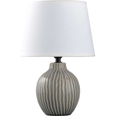 Sobremesa modelo Farlan acabado gris, 28cm(alto) 18cm(ancho) 18cm(fondo. (1/3)
