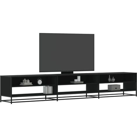 TV-Schrank Schwarz 270x40x46 cm Holzwerkstoff