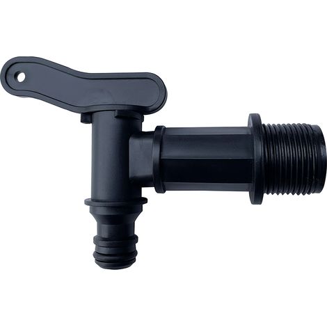 Robinet 1/4 de tour auto / cuve IBC M 20x27
