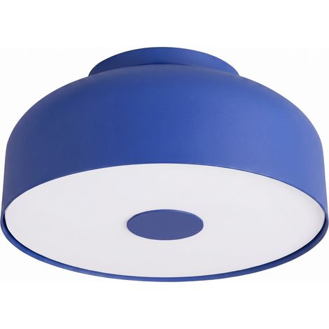 Plafoniere OMIQ oltremare 30x15x30cm Acciaio Sollux (1/5)