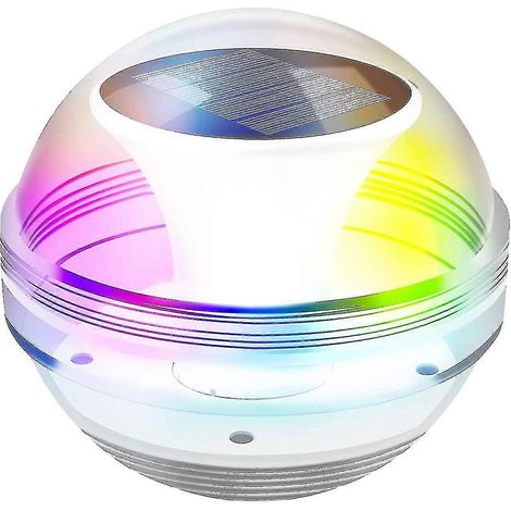 Lampe solaire flottante avec capteur de luminosité pour piscine, étanche IP65, lampe boule flottante pour jardin (1/3)