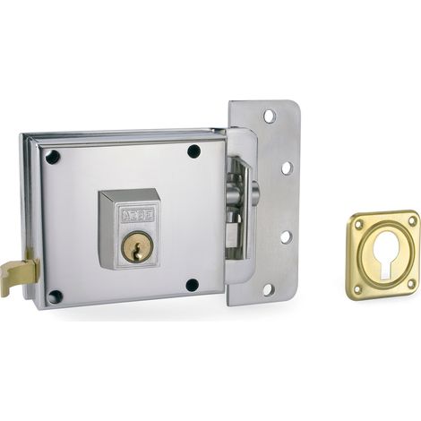 YALE cerradura yale 6-12-hn/ izquierda , Cerradura Yale / Azbe 6-12-hn/ izquierda. - Cerradura de sobreponer con sistema antipalanca.- Cilindro exterior forjado.
