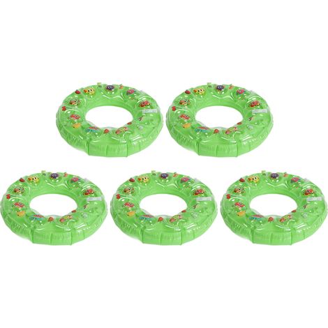 Lot de 5 bouées de piscine gonflables à motifs dessins animés, pour enfants de 8 à 12 ans. (1/5)