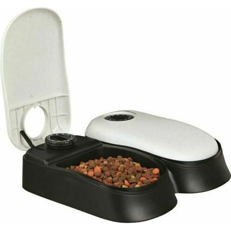 Mangiatoia automatica Trixie Bianco Nero Acrilico Plastica (1/5)