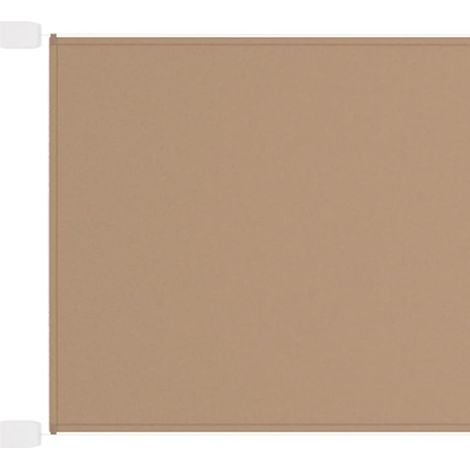 Auvent vertical, Brise-vue de balcon, Store vertical pour balcon et terrasse Taupe 140x800 cm Tissu oxford LKOWF75312 (1/5)
