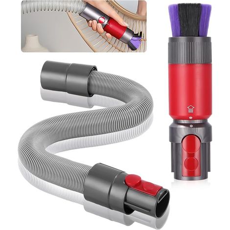 Accessoire pour aspirateur Dyson V7 V8 V10 V11 V15 : brosse anti-rayures, tube flexible et kit de nettoyage de la tête de brosse. (1/5)