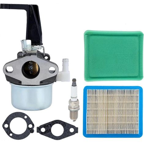 Kit de réglage Bluezoo 696065 (carburateur et filtre à air 491588S) compatible avec les moteurs Brigs & Stratton 110402, 110412 (6 CV, 6,5 CV, 5 CV, 5,5 CV, 7 CV), motoculteurs et générateurs Intek M. (1/5)