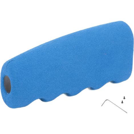 Accessoires intérieurs de voiture, housse de frein à main en daim, housse de frein à main antidérapante adaptée aux Ford Mustang 2015-2021, conduite à gauche, bleue. (1/5)