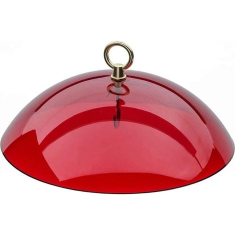 Mangeoires suspendues pour colibris d'extérieur, mangeoires suspendues pour oiseaux d'extérieur avec protection anti-écureuils et anti-pluie, mangeoires Orange et Confiture pour oiseaux sauvages d'ext (1/4)