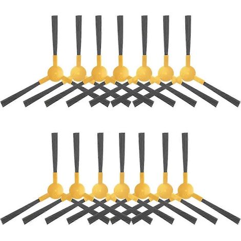 Pièce détachée pour aspirateur robot Wollmer F550 Sapphire : brosse latérale (14 pièces) (1/5)