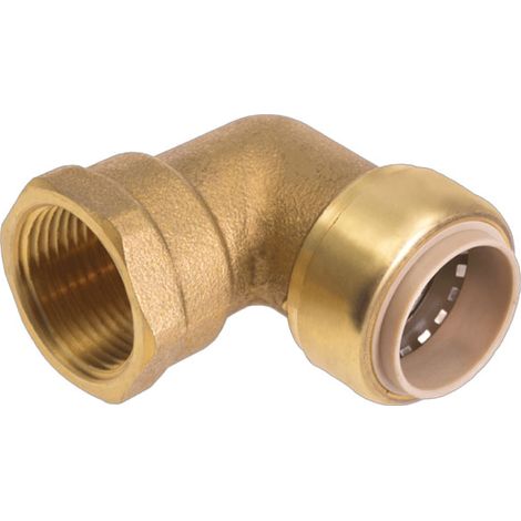 Coude B Push égal 90° à clipser Ø12 - Femelle à visser 1/2" (15/21) - IBP Bänninger (1/3)