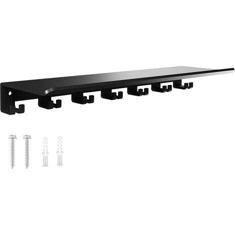 Support rangement vertical métal réglable en T, économise espace, compatible multiples équipements
