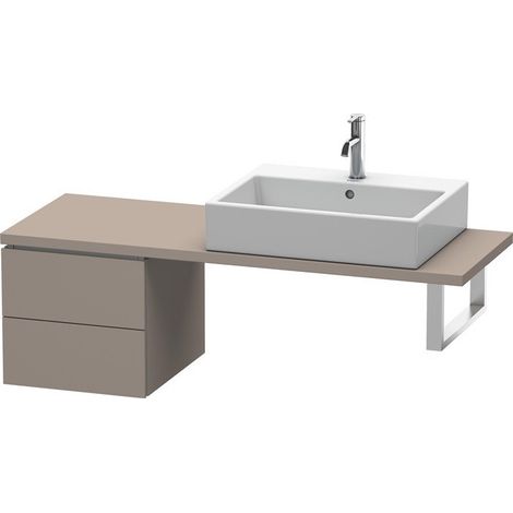 Base console L-CUBE 420x477x400mm basalto opaco
