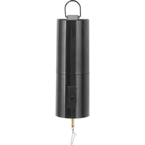 Motor portátil para colgar, funciona con pilas y es giratorio, con gancho para atraer la luz del sol con campanillas de viento. (1/5)