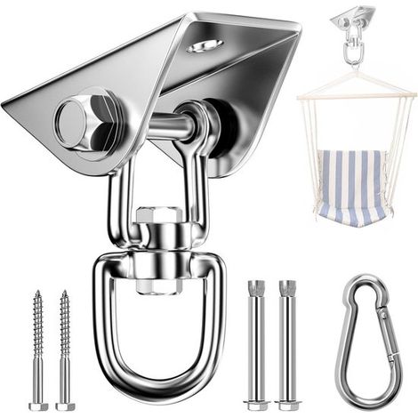 Drehbarer Hebehaken aus Edelstahl, Tragfähigkeit 500 kg, Material: Edelstahl, Aufhängehaken, Aufhängesystem (1/5)