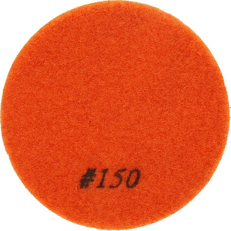 Ortviai Disque de polissage diamant humide 100 mm 150 pour granit, marbre et béton (1/5)
