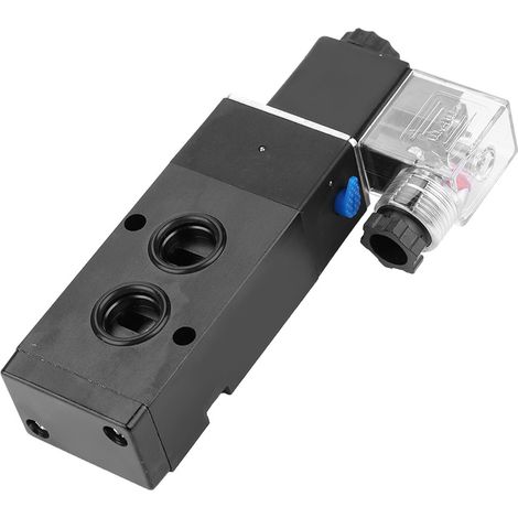Électrovanne G1/4 po 4M310-8 à 2 positions et 5 ports, à commande pilote (220 V CA) (1/5)