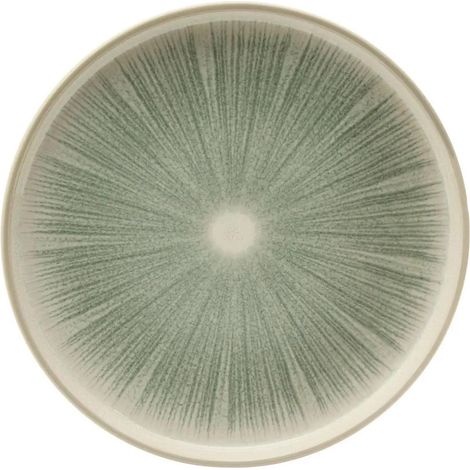 Lot de 6 Assiettes à Dessert "Eva" 21cm Vert