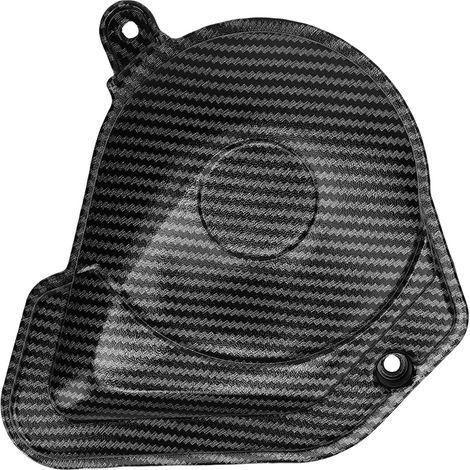 Tapa del embrague del motor de la motocicleta, de fibra de carbono, resistente al calor, pieza de repuesto protectora para Talaria Sting X3 MX3 MX4 MX5. (1/5)