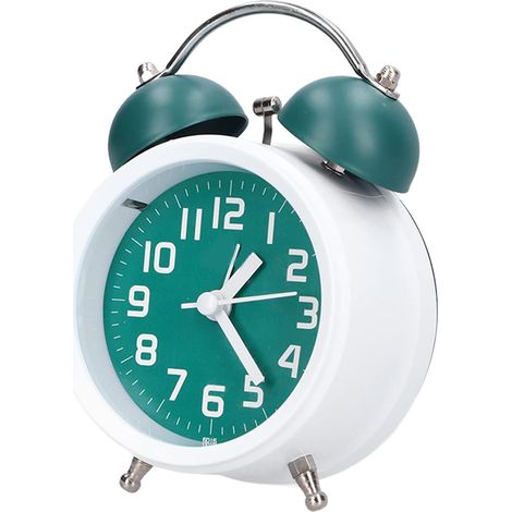 Horloge réveil lumière nocturne douce pour personnes ayant un sommeil lourd design simple à faible bruit 1 pcs (1/5)