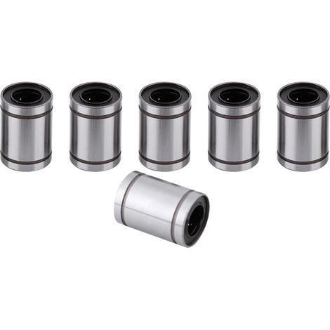 Lot de 10 bagues à billes LM12UU de 12 mm pour mouvement linéaire, tiges de 12 mm, imprimantes 3D, pièces CNC (1/5)