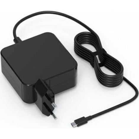 65-W-USB-C-Ladegerät für MacBook Pro/Air – 19-V-3,42-A-Adapter – Überlast- und Kurzschlussschutz – Kompatibel mit Lenovo, HP und ASUS (1/4)