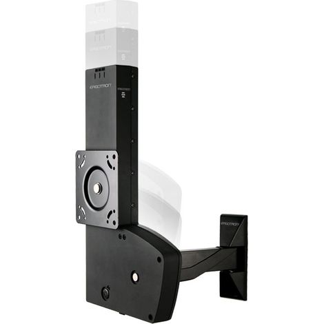 Ergotron - Kit de montaje (adaptador VESA, ensamblaje elevado, brazo de movimiento completo) - Tecnologa patentada Constant Force - para pantalla LCD