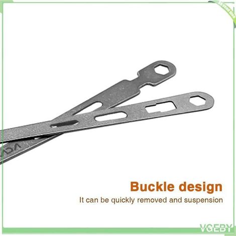 Pince multifonction - FAFEICY - Pure Ti - Titane pur - Détachable combiné - 28 g (1/5)