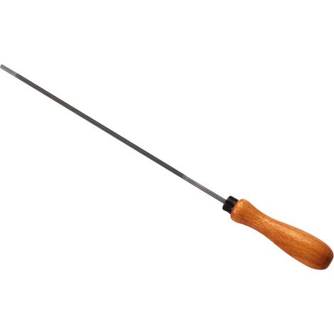 Lime rotonda per catena di motosega con manico in legno ø 4 x 150