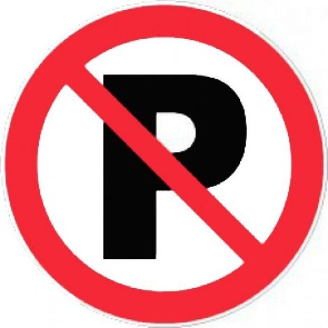 Disco de ø 300 mm "Prohibido estacionar"