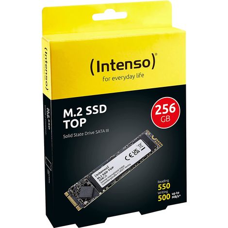 INTENSO SSD M.2, 256 Go, FLASH MLC