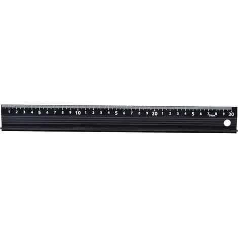 Regla de corte tipo L, herramienta de medición de aleación de aluminio, accesorio de ferretería para medición de longitud (tipo L 30 cm) -Crezuo
