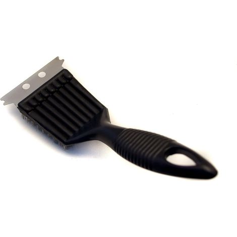 Brosse à Gril en Acier Inoxydable, Brosse métallique, Outil de Nettoyage avec grattoir, pour Gril à Charbon, Barbecue électrique, Fumeur (1/4)