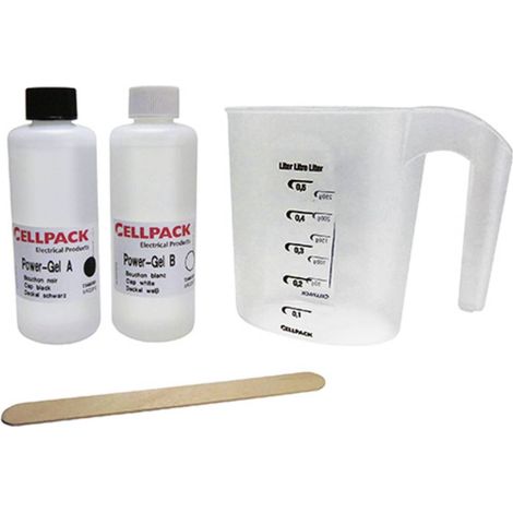 Résine Gel Bi-composant Power Gel 1000ml Pour Boite électrique - Cellpack