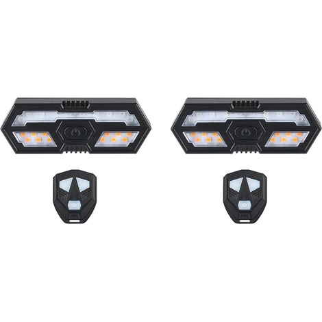 2X Clignotant de Télécommande sans pour Vélo, Feu LED Intelligent (1/5)