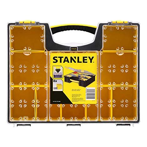 STANLEY Aufbewahrungsbox mit 8 Fächern- 42,3 x 10,5 x 33,4 cm - 1-92-749