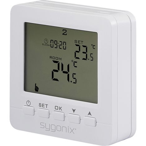 Sygonix SY-6805680 SY02B05RF Funk-Raumthermostat Aufputz Wochenprogramm  1 St.
