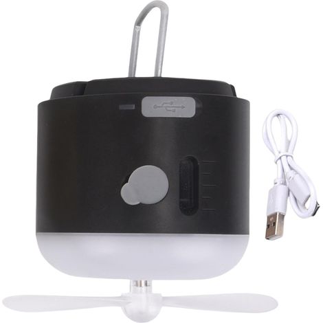 Ventilatore da soffitto multifunzione ricaricabile tramite USB con funzione di nebulizzazione repellente