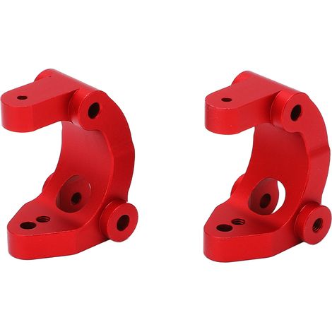 Paar C-förmige Nabenhalterungen aus Metall, Upgrade-Zubehör für ARRMA 1/10 RC-Cars, rot (1/5)